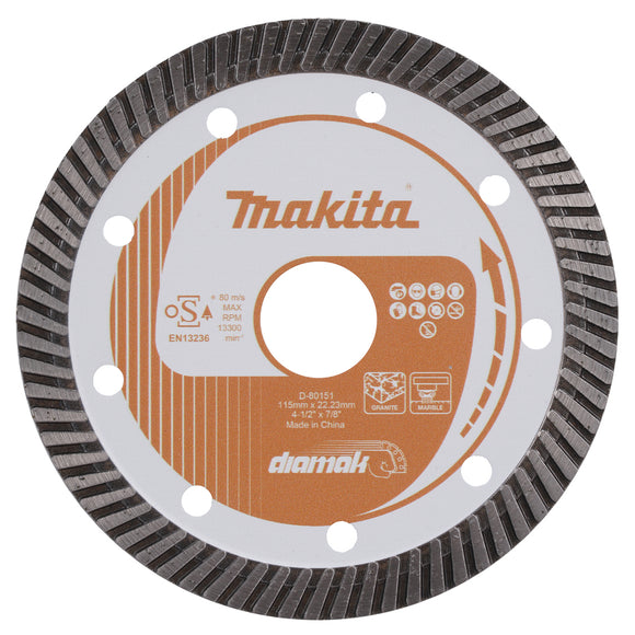 Dischi Diamak diamantati corrugati per marmo e granito Makita