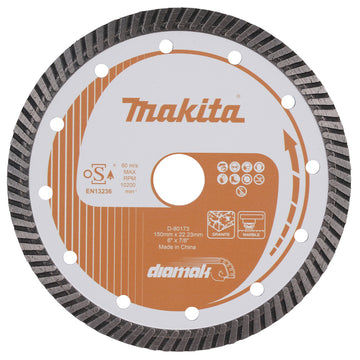 Dischi Diamak diamantati corrugati per marmo e granito Makita - 0