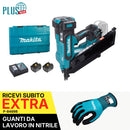 Chiodatrice pneumatica 34° 50 - 90mm 18V LXT BL Makita DBN900RTE-1