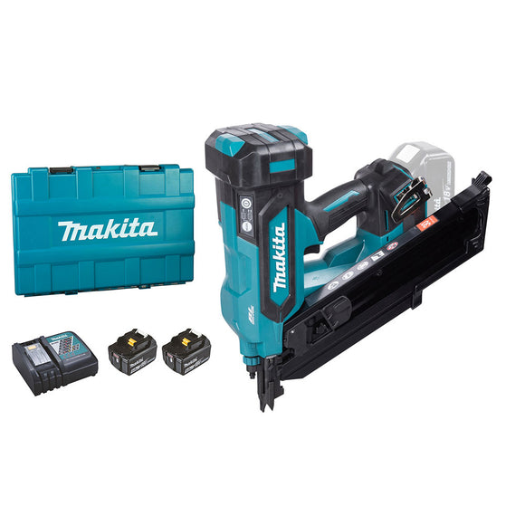 Chiodatrice pneumatica 34° 50 - 90mm 18V LXT BL Makita DBN900RTE