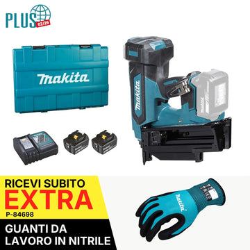 Chiodatrice pneumatica 21° 50 - 90mm 18V LXT BL Makita DBN901RTE