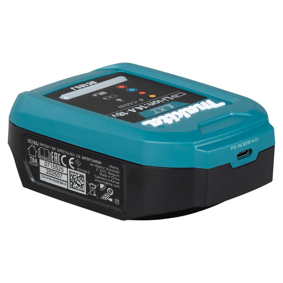 Caricabatterie veicolare DC18SJ USB-C + Cavo USB-C 18V LXT Makita 1915U4-1