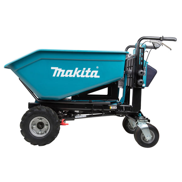 Carriola con vasca ribaltabile elettricamente 18Vx2 LXT BL Makita DCU602Z