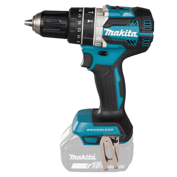 Trapano avvitatore con percussione 54Nm 18V LXT BL Makita DHP484ZJ