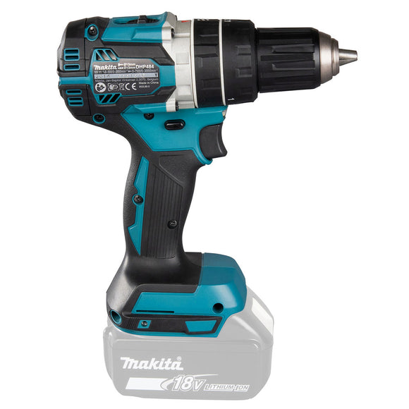 Trapano avvitatore con percussione 54Nm 18V LXT BL Makita DHP484ZJ