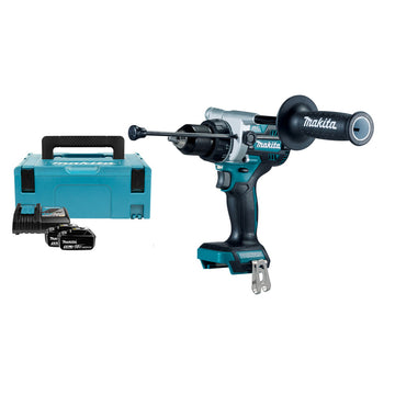 Trapano avvitatore con percussione 141Nm 18V LXT BL Makita DHP486RTJ