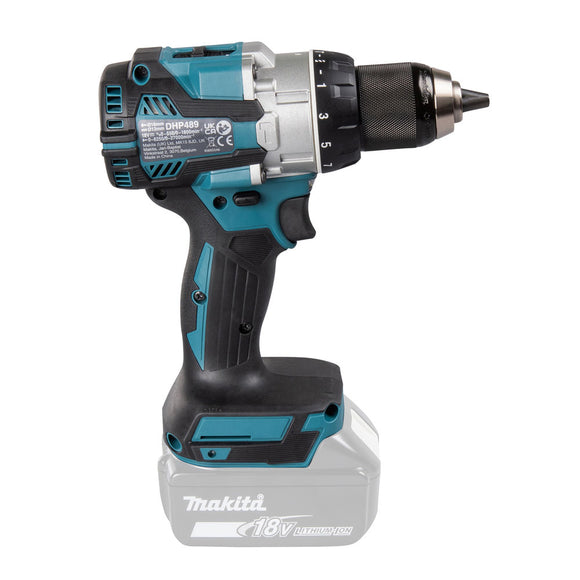 Trapano avvitatore con percussione 110Nm 18V LXT BL Makita DHP489ZJ