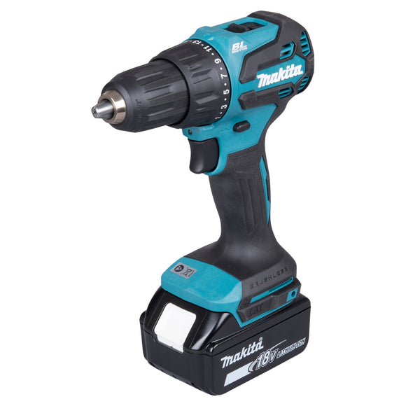 Trapano avvitatore con percussione 65Nm 18V LXT BL Makita DHP490RFX3