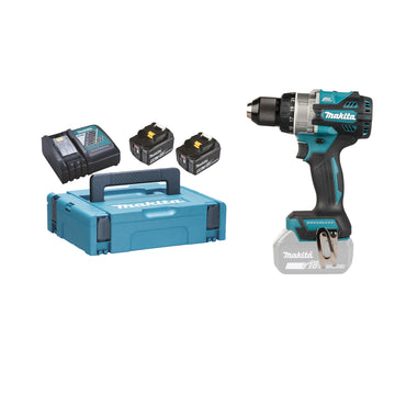 Trapano avvitatore con percussione 141Nm 18V LXT BL Makita DHP492RTJ