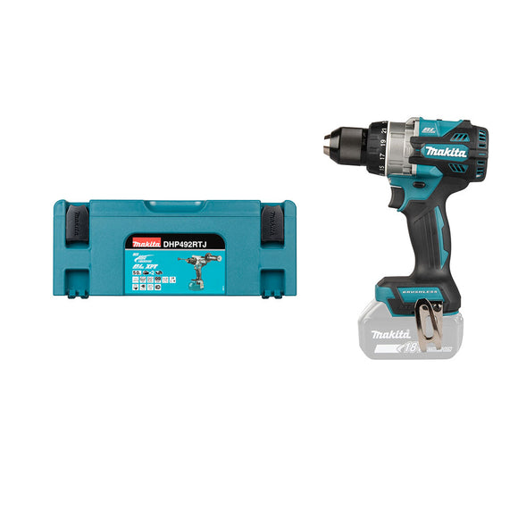 Trapano avvitatore con percussione 141Nm 18V LXT BL Makita DHP492ZJ