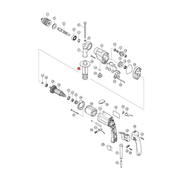 Spaccato ricambi trapano avvitatore DP4011