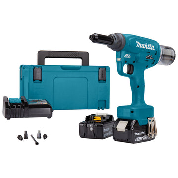 Rivettatrice 2,4 - 6,4mm 18V LXT BL Makita DRV250RTJ