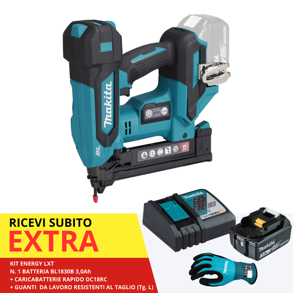 Graffettatrice 9,5-38mm 18Ga 18V LXT BL Makita DST630ZJ