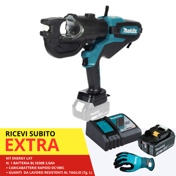 Pince à sertir Ø19,5mm 120kN 18V LXT Makita DTC301ZK