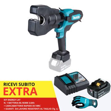 Pince à sertir Ø17,5mm 60kN 18V LXT Makita DTC303ZK