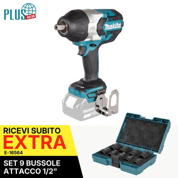 Chiave ad impulsi 1/2" 1050Nm 18V LXT BL Makita DTW1004Z