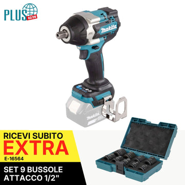 Chiave ad impulsi 1/2" 700Nm 18V LXT BL Makita DTW701Z