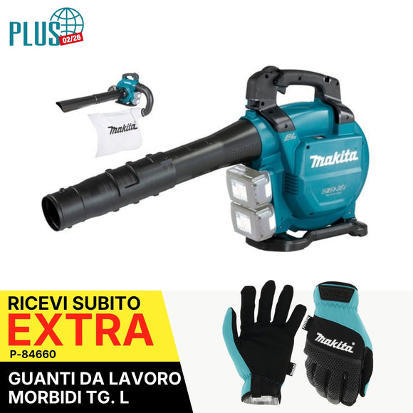 Makita DUB363ZV 18Vx2 LXT BL Blower-Vacuum 13.4 m³/min