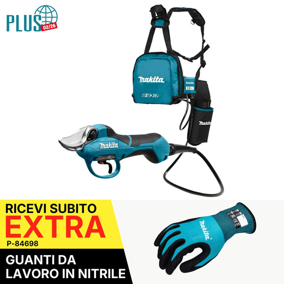 Makita DUP362Z 18Vx2 LXT Ø33mm 250N Pruning Shears