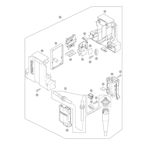 Spaccato ricambi forbice da potatura DUP362