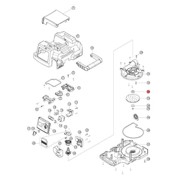Spaccato ricambi aspiratore DVC750L