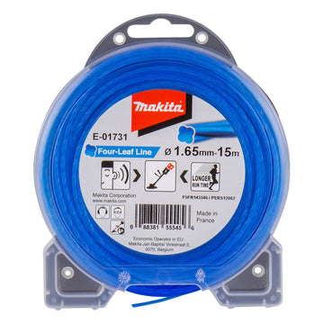 Filo "4 foglie" 1,65mm 15m Makita E-01731