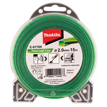 Filo "4 foglie" 2mm 15m Makita E-01769