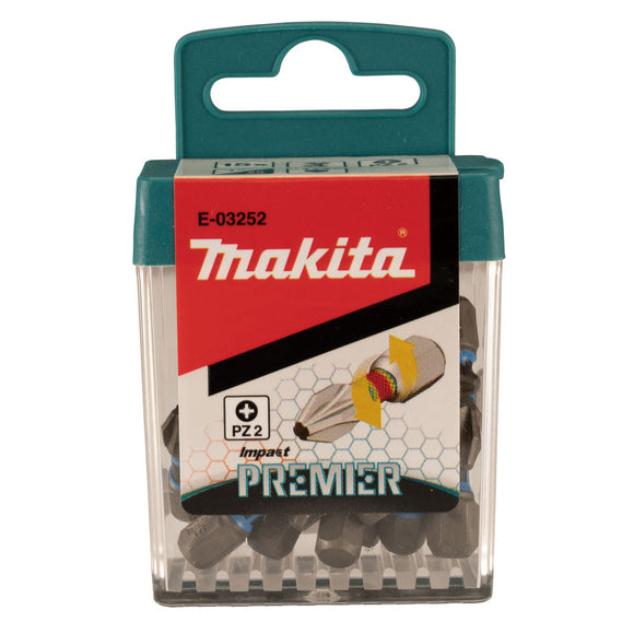 Box 15 inserti 1/4" 25mm PZ2 Makita E-03252