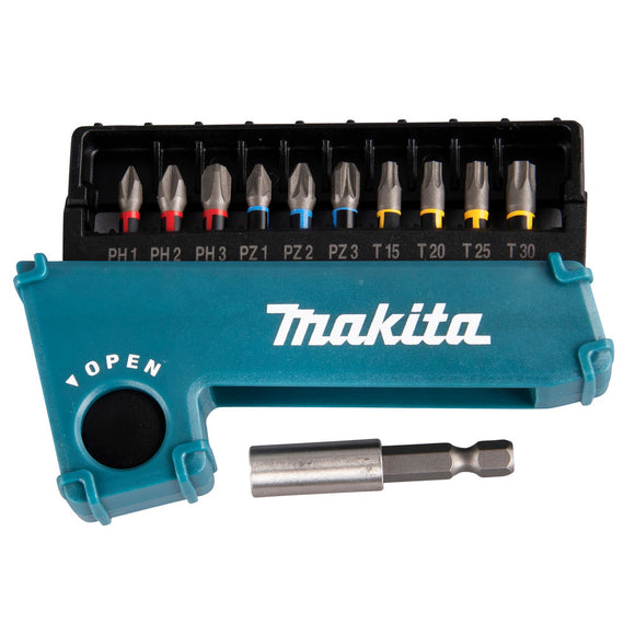 Kit 11 inserti 1/4" Torx - PH - PZ - Makita E-03567