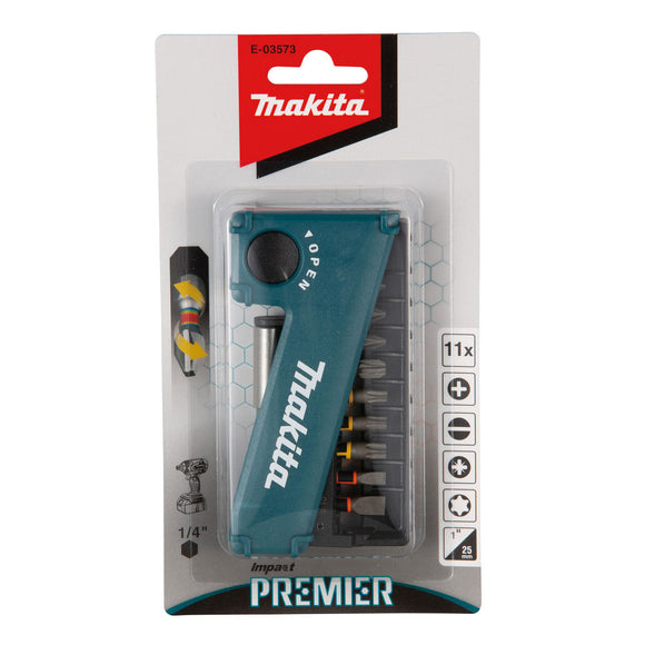 Kit 11 inserti 1/4" Torx - PH - PZ - SL Makita E-03573