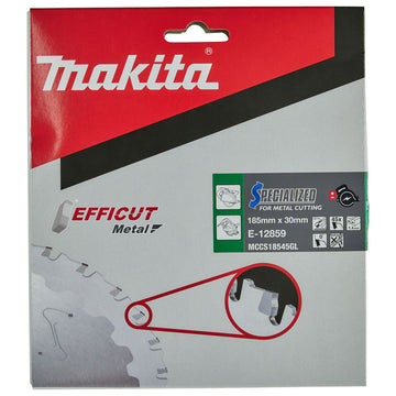 Lama Efficut per metallo Ø185mm foro 30mm 45 denti Makita E-12859 - 0