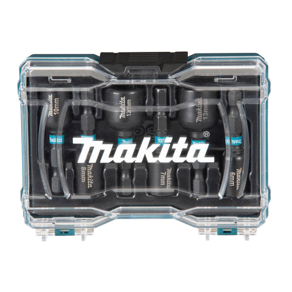 Kit 6 chiavi esagonali magnetiche 1/4" Impact Black Makita E-15768