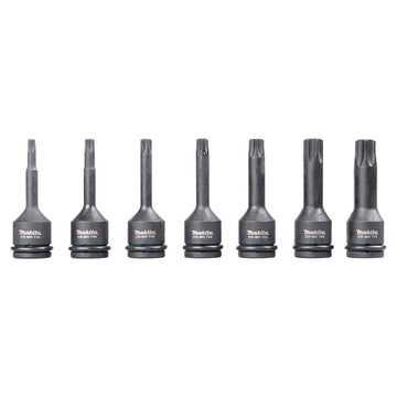 Kit 7 chiavi torx 1/2" Impact Black Makita E-23628 - 0