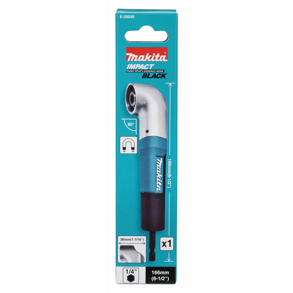 Attacco ad angolo retto per avvitatori ad impulsi 1/4 Makita E-25030