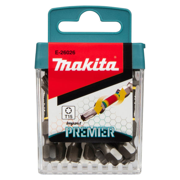 Box 10 inserti torx 1/4" 50mm T15 Makita E-26026