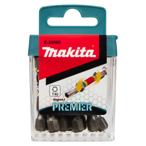 Box 10 inserti torx 1/4" 50mm T40 Makita E-26060