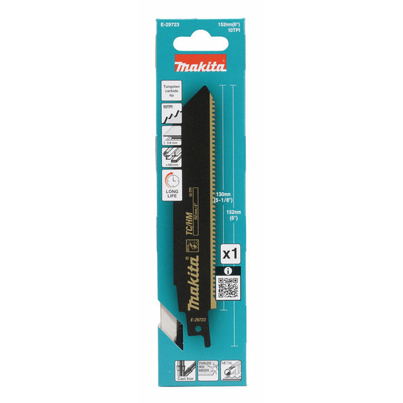 Lama TC/HM per tubi in ghisa e metallo 152x1,0mm Makita E-29723
