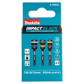Kit 3 bussole 2in1 1/4" Makita E-29826 - 0