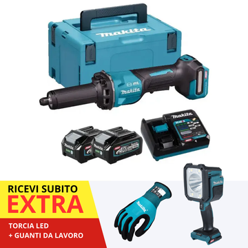 Makita GD002GM201 40V XGT BL 8mm Geradschleifer