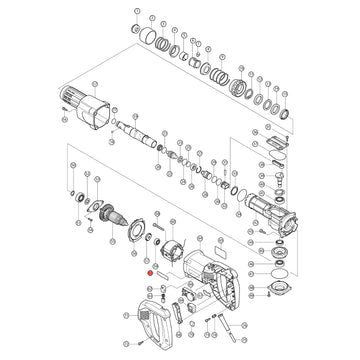 Spaccato ricambi scalpellatore HK0500
