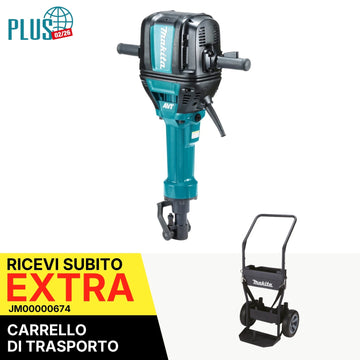 Martello demolitore esagonale 28,6mm 72,8J 2000W Makita HM1812