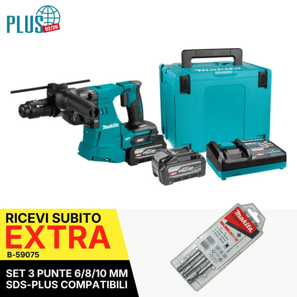 Tassellatore SDS-PLUS 28mm 3,3J 40V XGT BL Makita HR012GU201