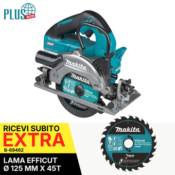 Sega circolare 125mm 40V XGT BL Makita HS014GZ