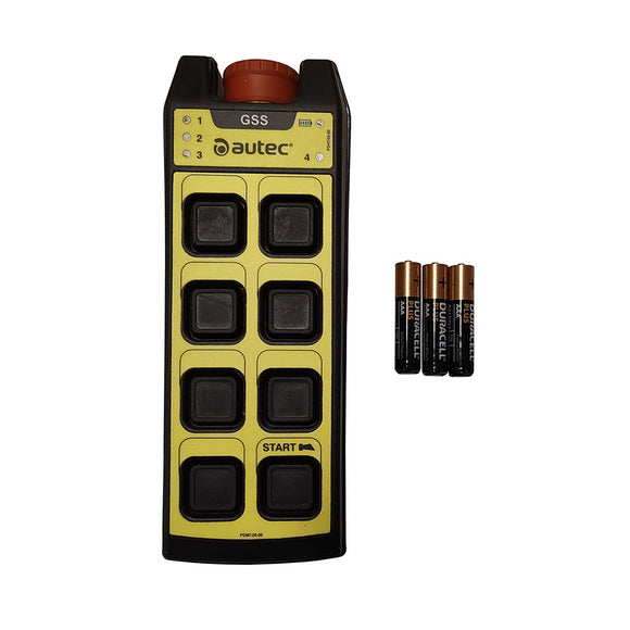 Unità trasmittente T8B con batterie AAA Autec TT08C001H0