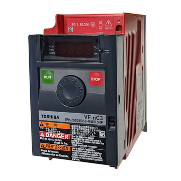 Inverter 240V monofase serie VF-NC3S Toshiba (da 0,4 a 2,2Kw)