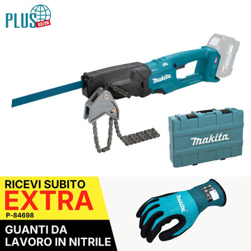 Seghetto diritto con morsa a catena 26mm 40V XGT BL Makita JR003GZ