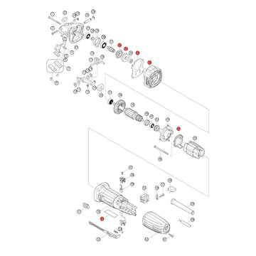 Spaccato ricambi cesoia per metallo JS1601