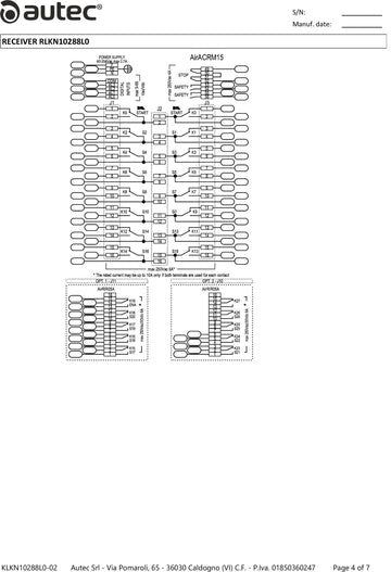 Radiocomando LK NEO 10 ACRM15 Autec KLKN10288L0 - 0
