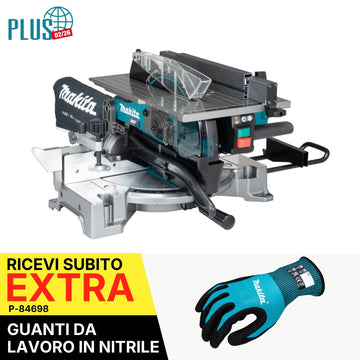 Sega da banco con pianetto 260mm 40V XGT BL Makita LH001GZ