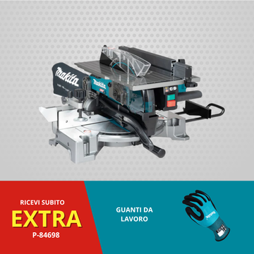 Sega da banco con pianetto 260mm 40V XGT BL Makita LH001GZ